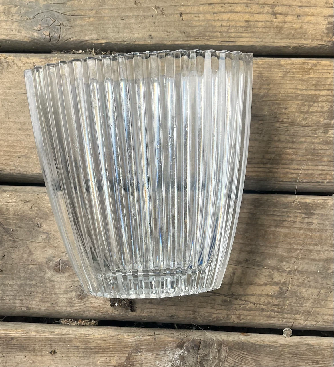 Clear Glass Vase