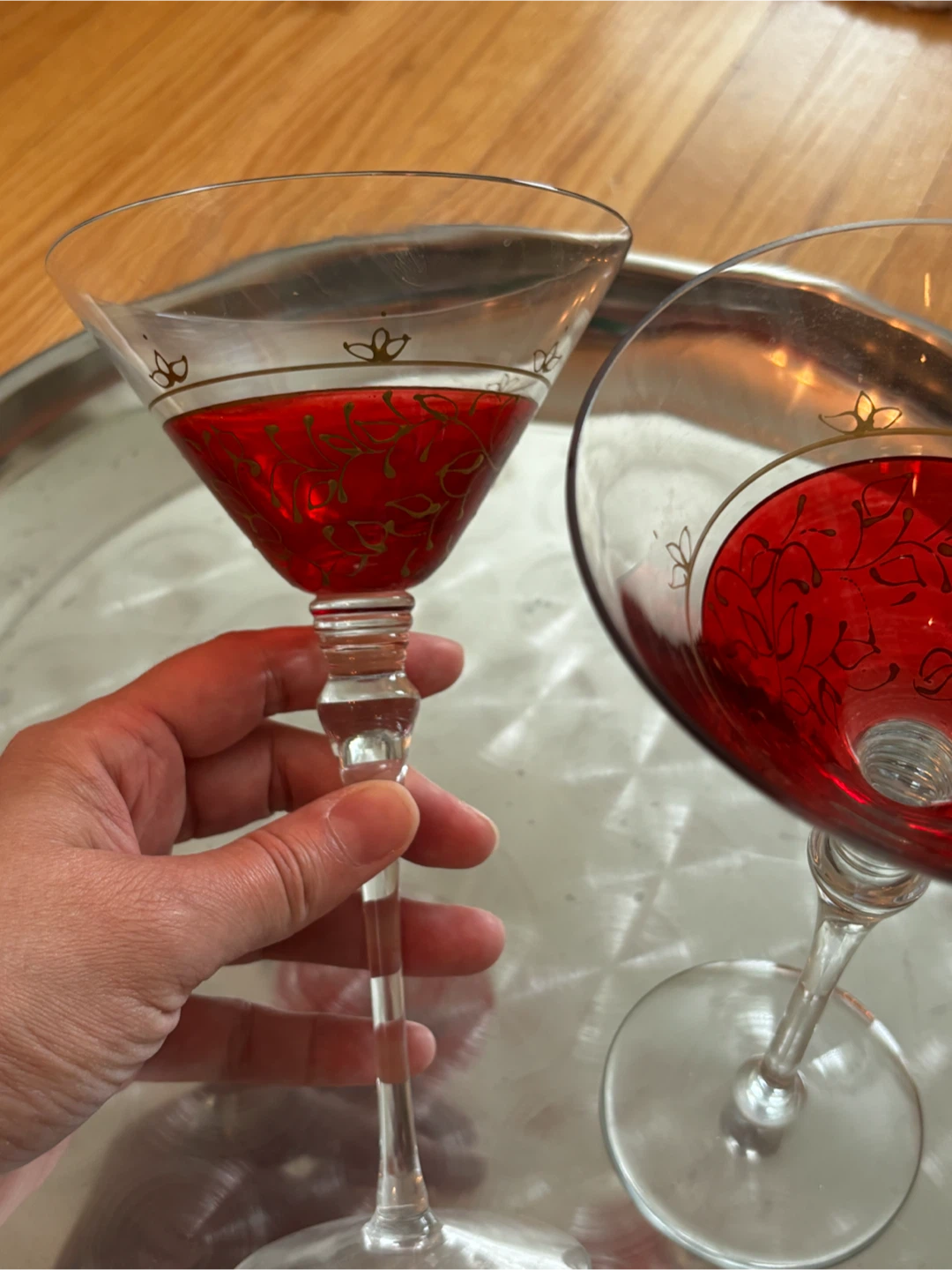 Martini glasses