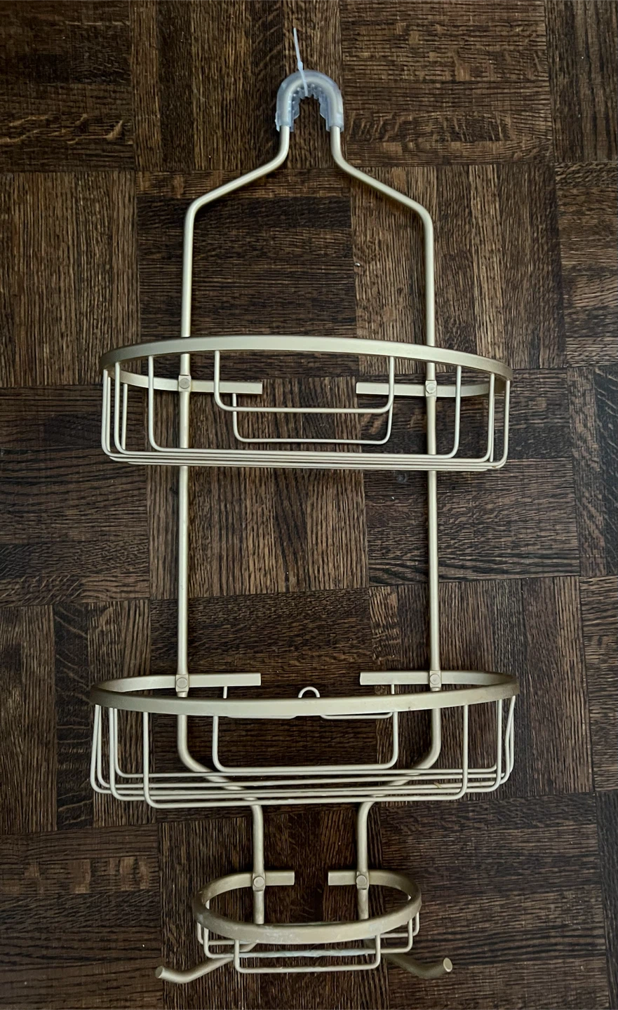 Gold 3-Tier Hanging Shower Caddy