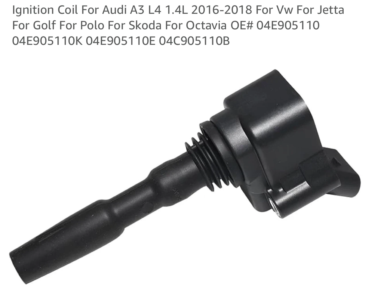 Ignition Coil for Audi VW Jetta Golf Polo Octavia - photo 2