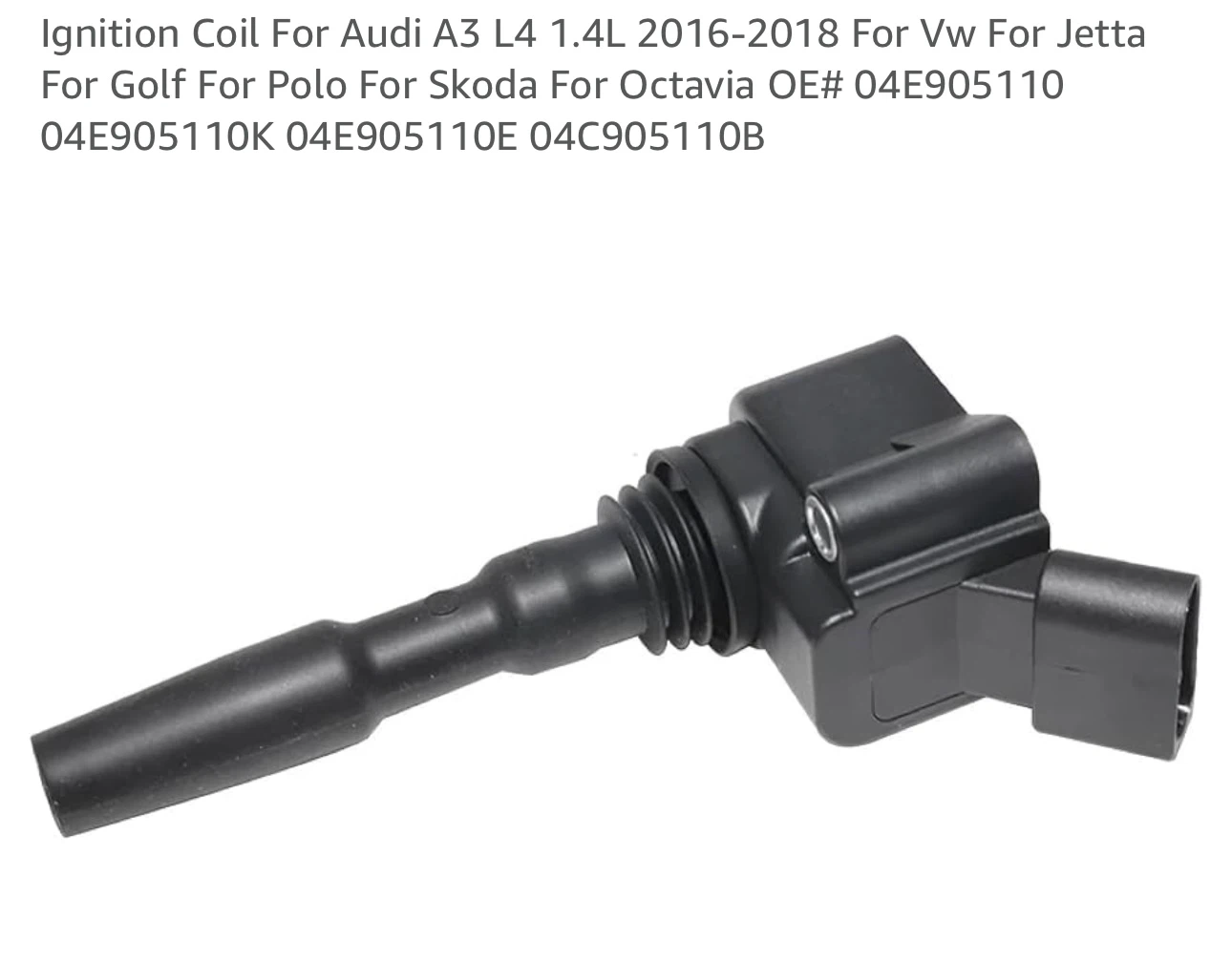 Ignition Coil for Audi VW Jetta Golf Polo Octavia - photo 3