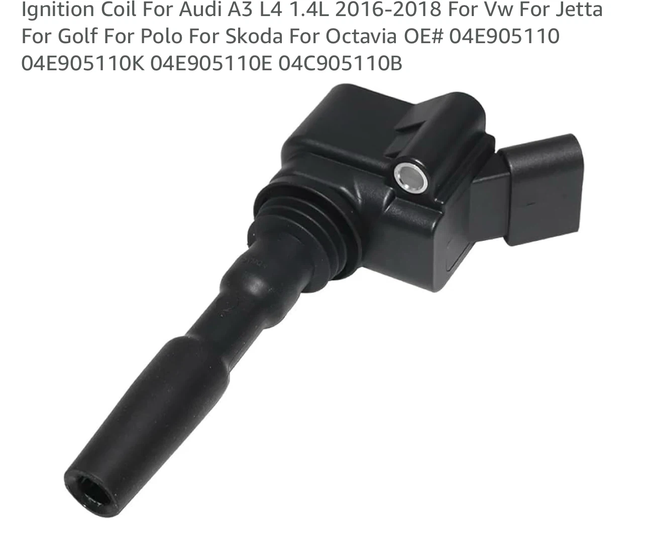 Ignition Coil for Audi VW Jetta Golf Polo Octavia - photo 4