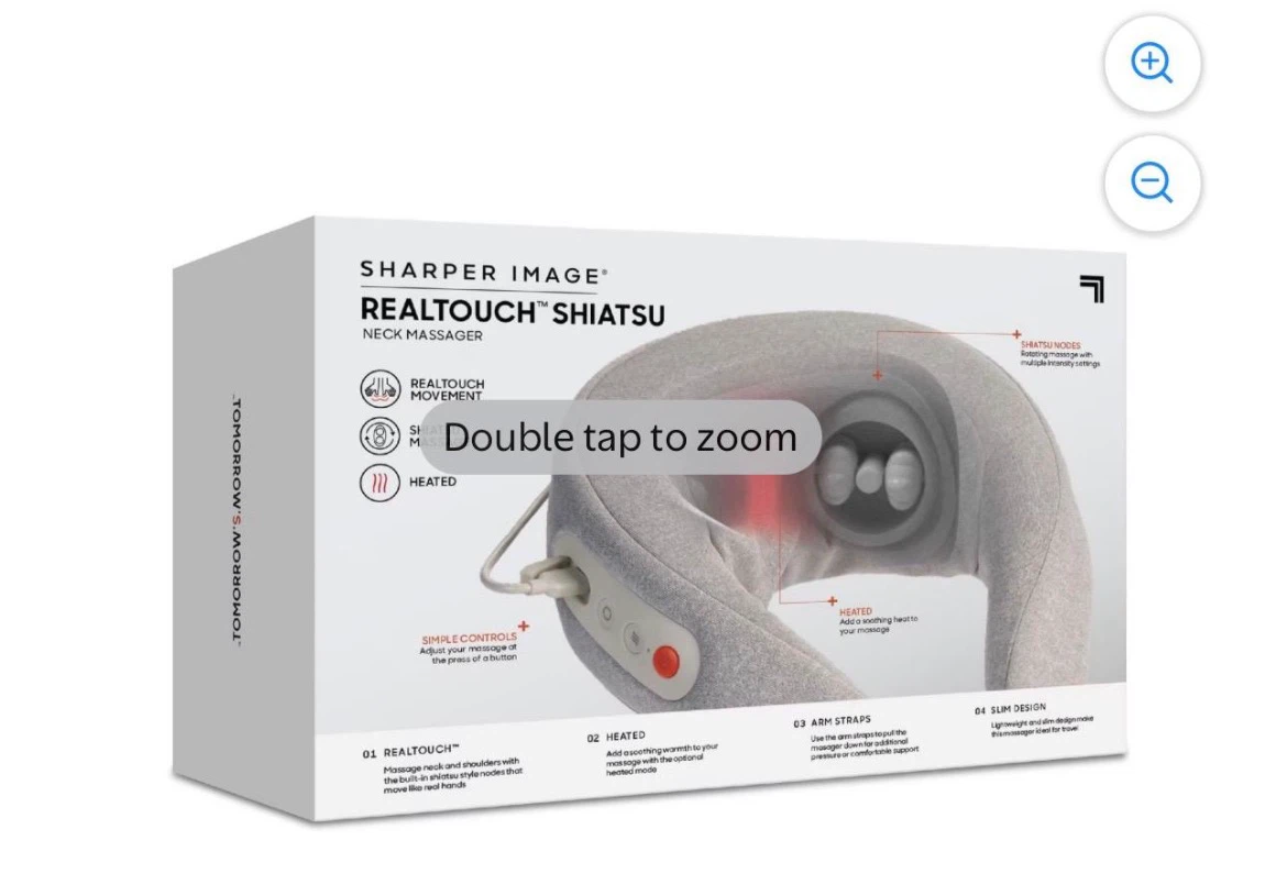 Sharper Image Realtouch Shiatsu Neck Massager