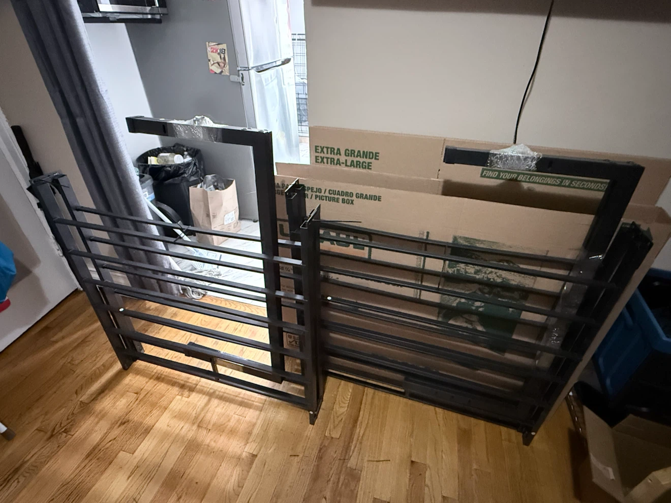 Black Metal Bed Frame TWIN SIZE - photo 3