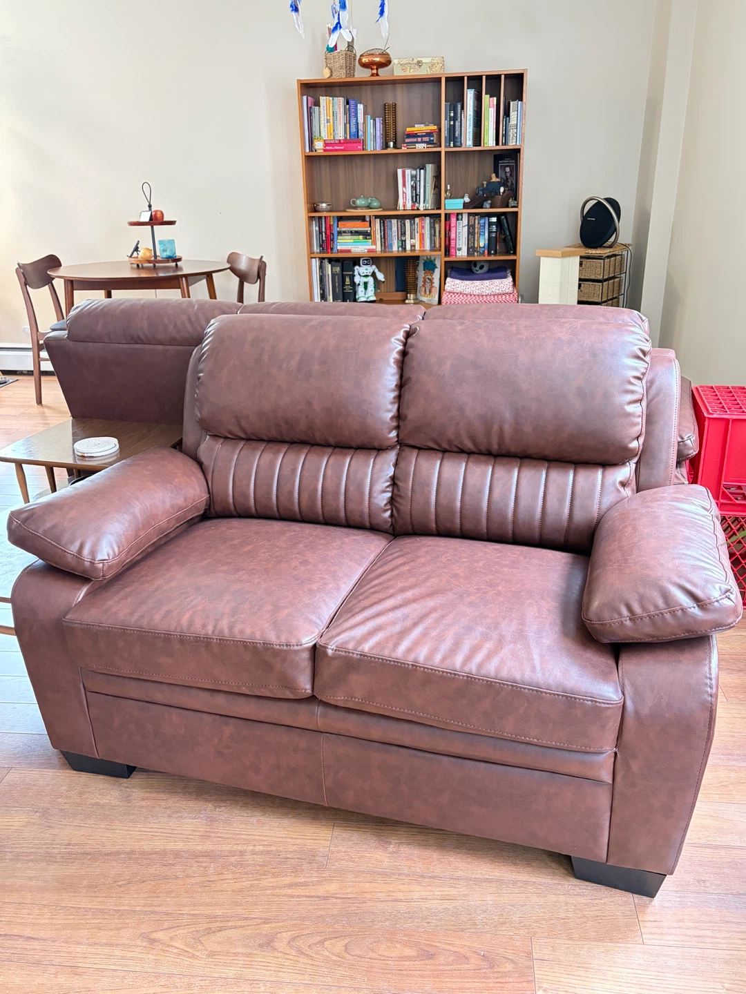 Loveseat Leather Sofa - photo 2