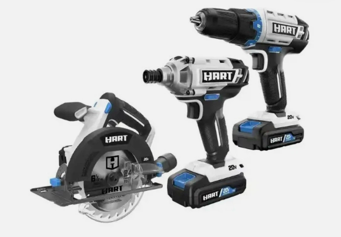 HART 20V 3-Tool Combo Kit - photo 2