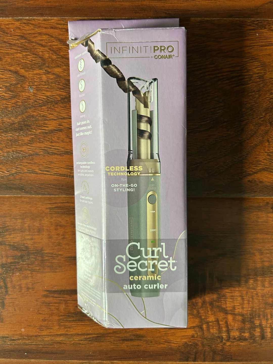 Cordless InfinitiPro Curl Secret Auto Curler
