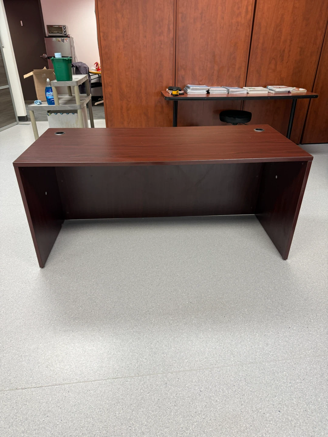 Cherry Finish Desk - photo 2