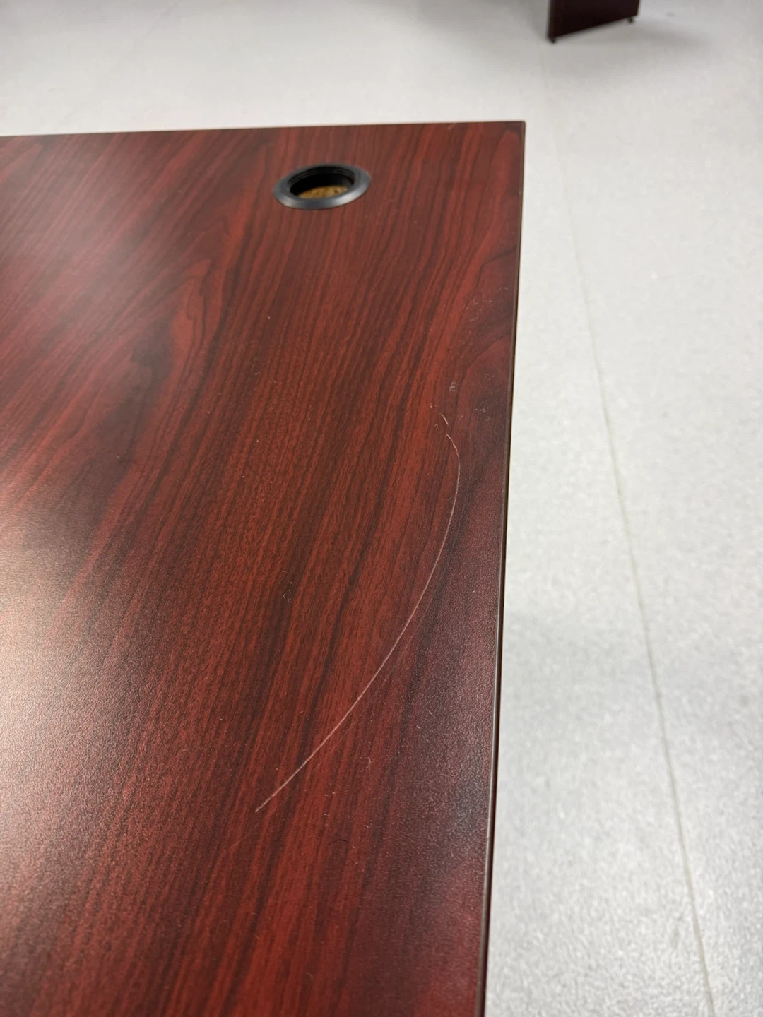 Cherry Finish Desk - photo 3