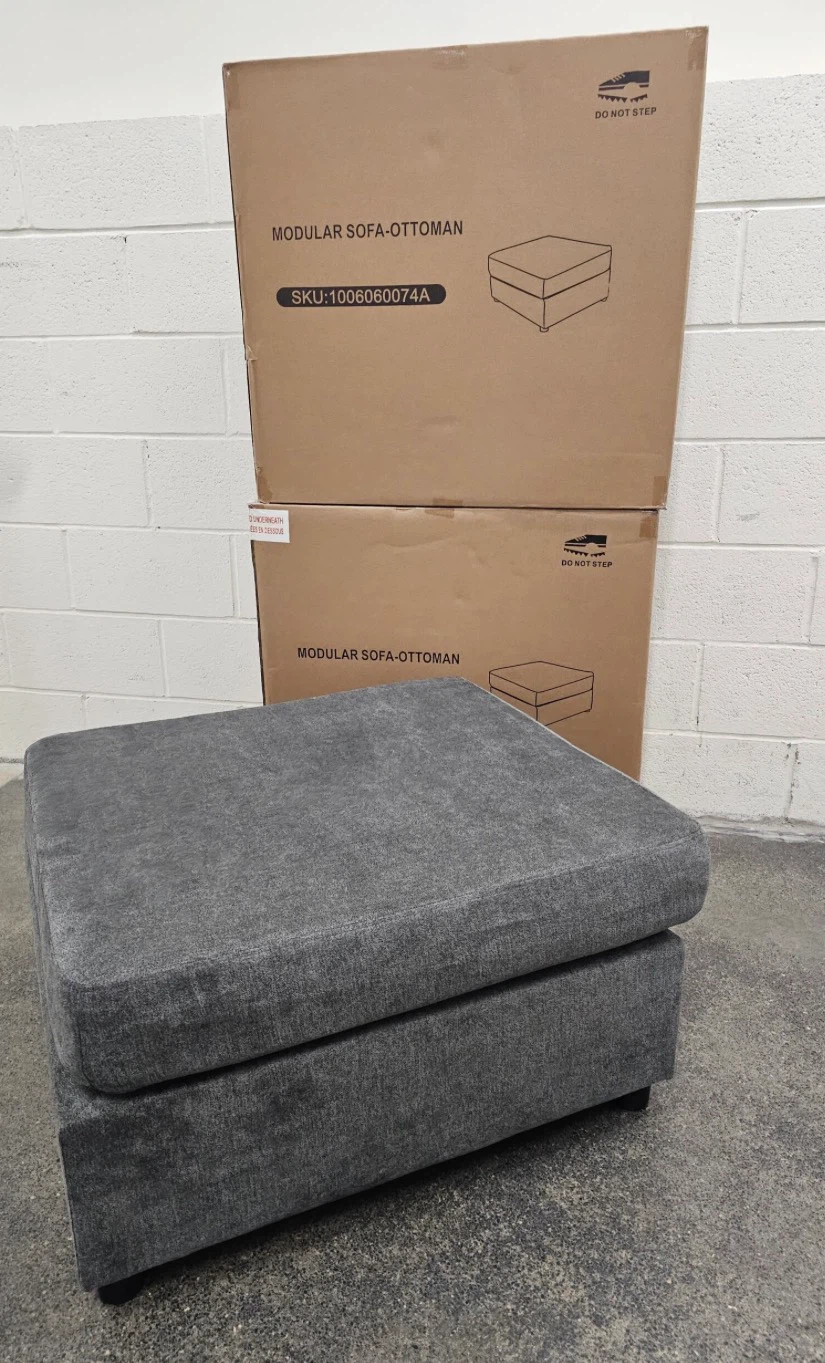 Modular Sofa Ottoman - Grey