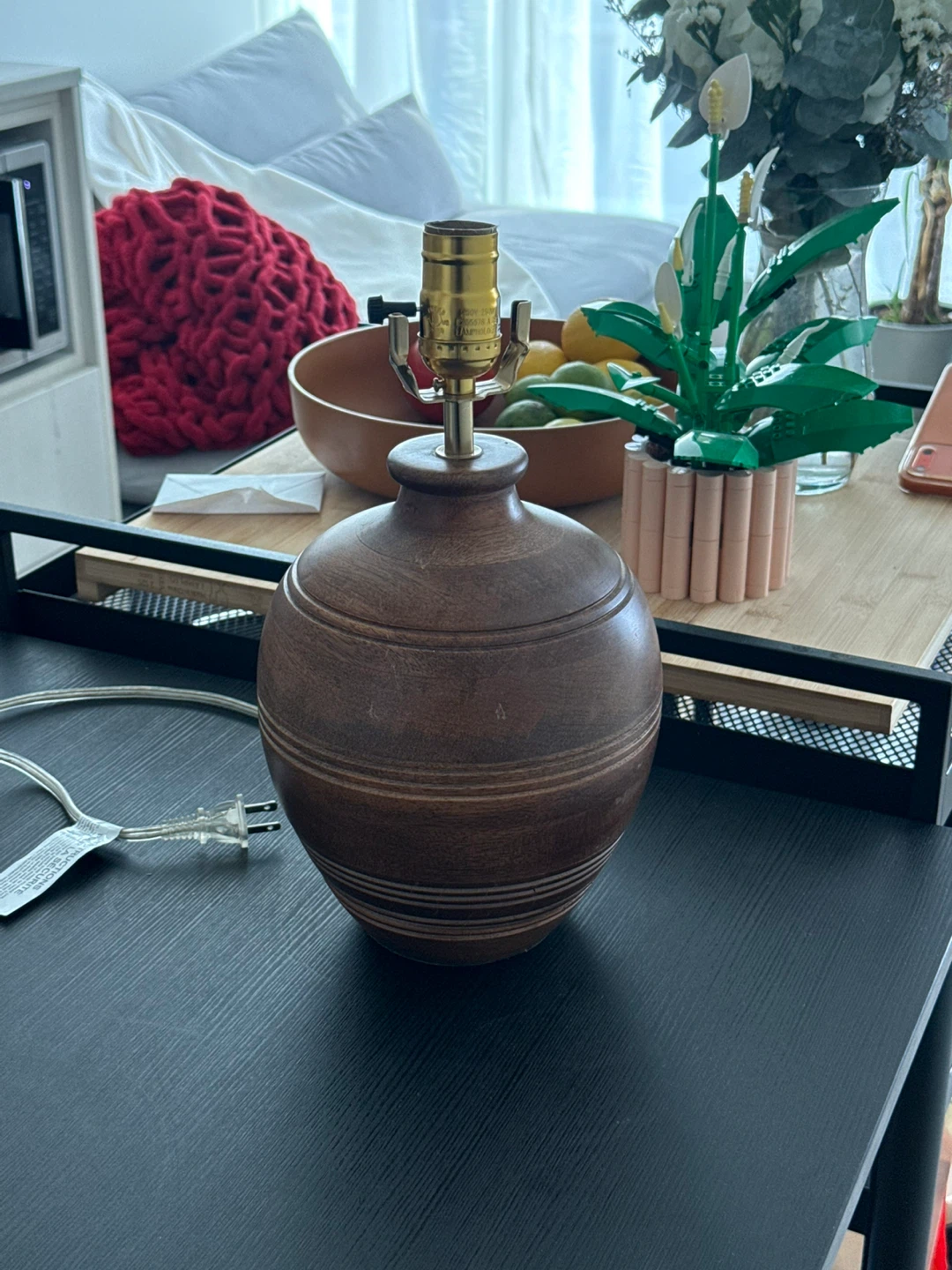 Wooden Table Lamp
