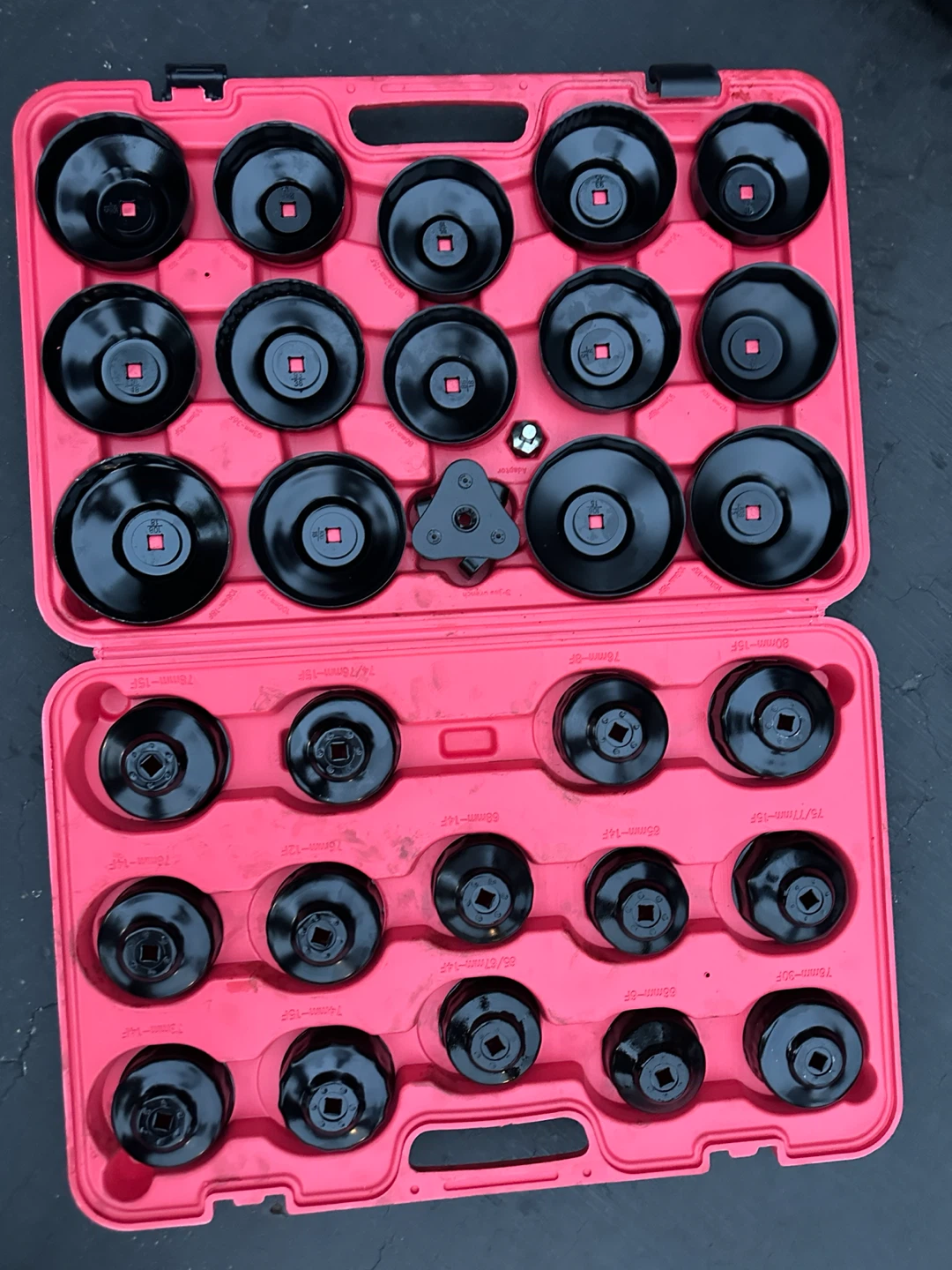 Oil Filter Wrench Set with Case