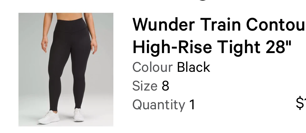 Lululemon Wunder Train High-Rise Tight 28" Black Size 8 - photo 3