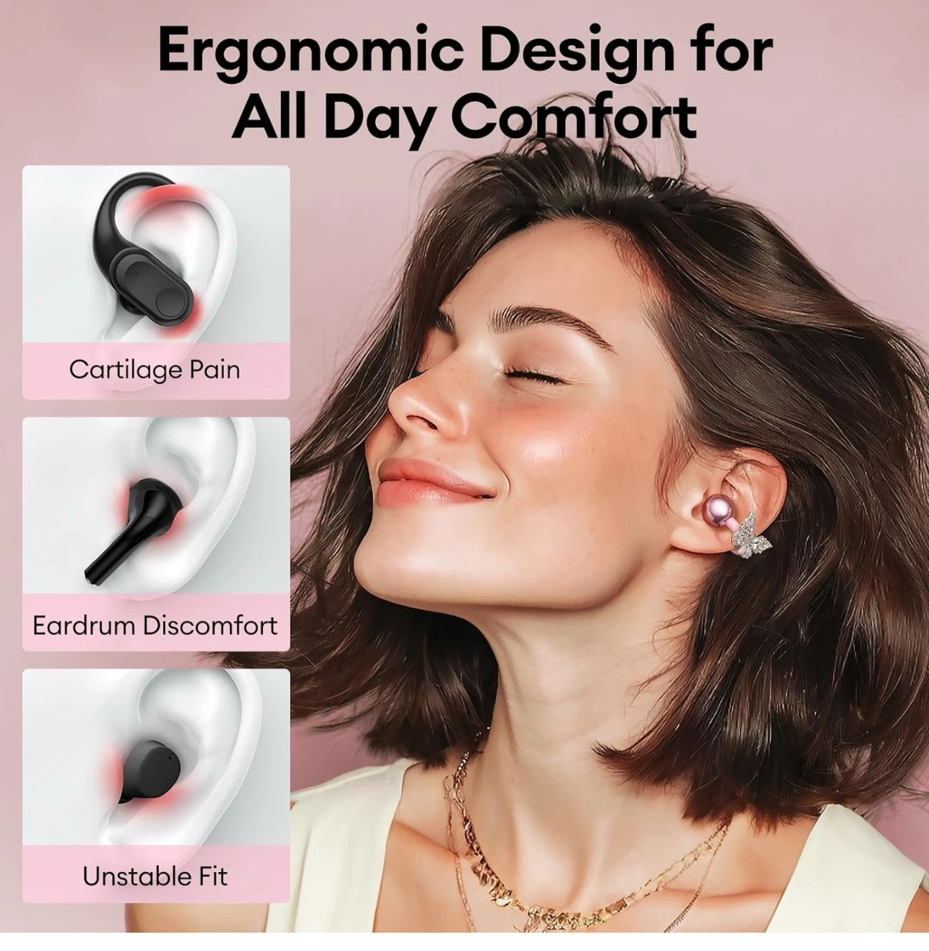 Stylish Open Ear Clip On Earbuds, brand new - photo 4