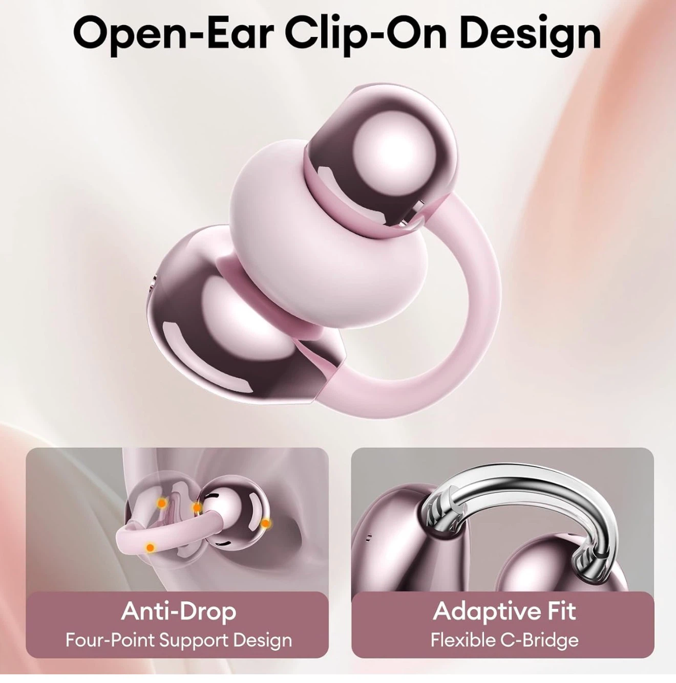 Stylish Open Ear Clip On Earbuds, brand new - photo 5