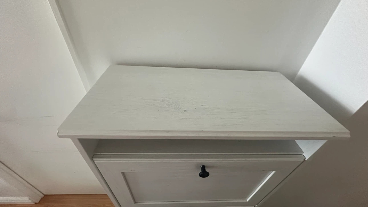 White 3-Tier Shoe Cabinet - photo 4