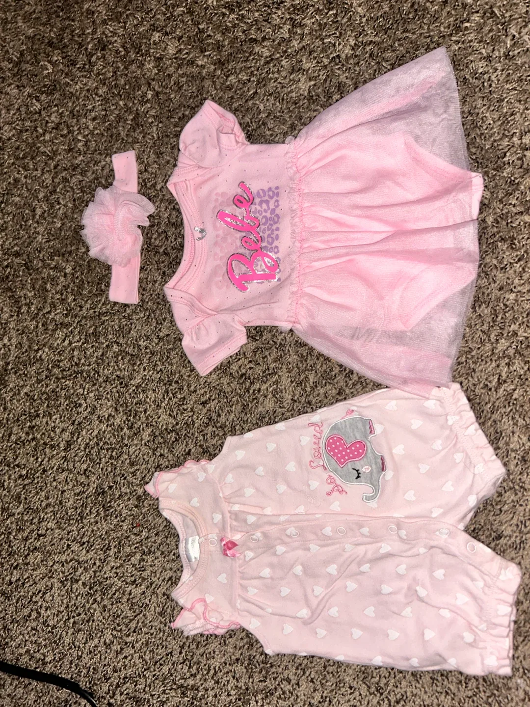 Baby Girl Bodysuits & Outfits Set 3-6M - photo 5