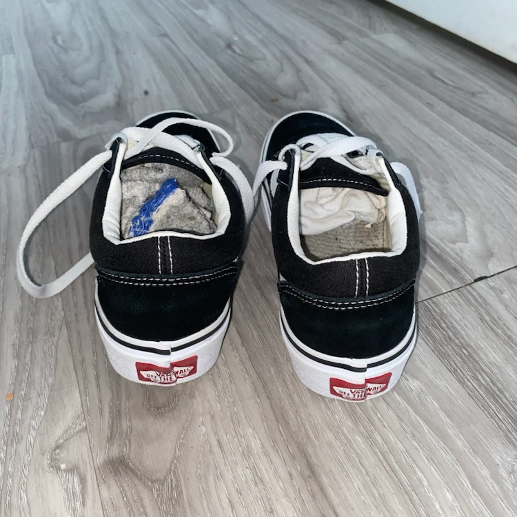 Vans Old Skool Black White Suede Canvas Shoes - photo 3