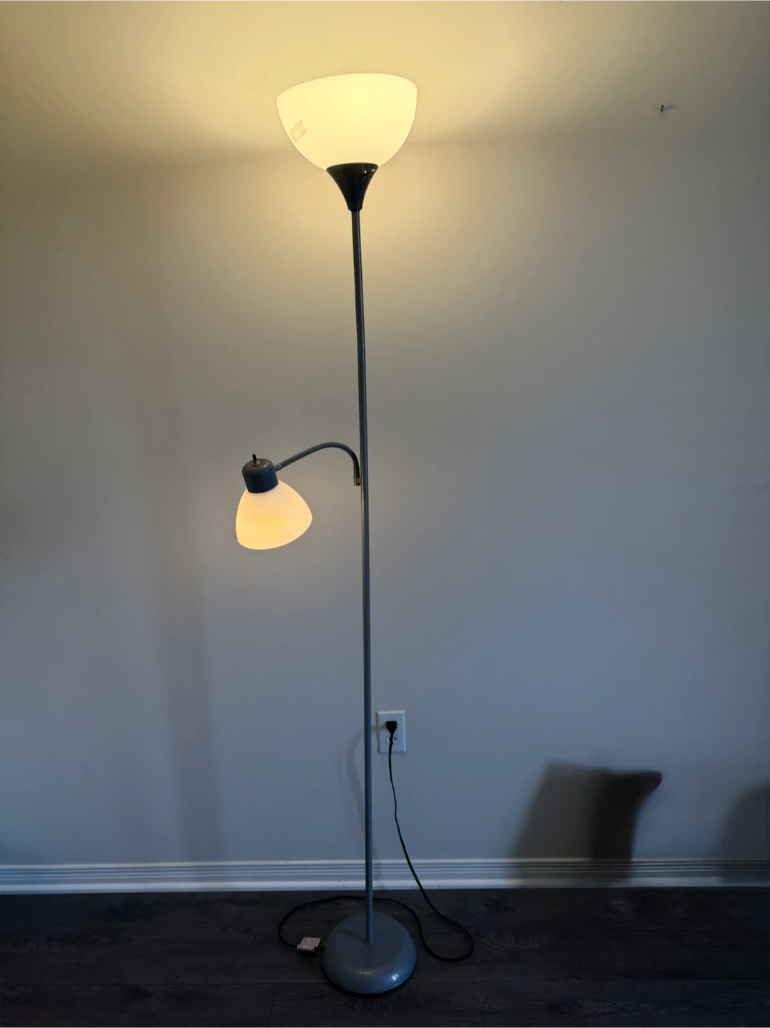 Adjustable Floor Lamp with Reading Light