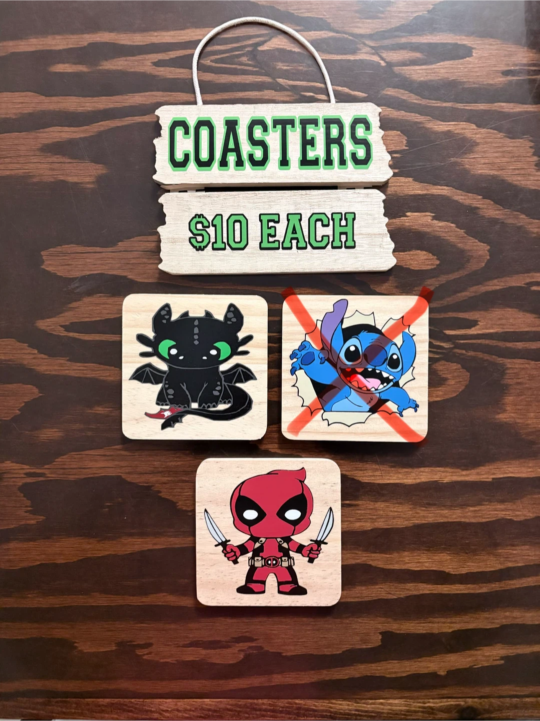 Character Coasters