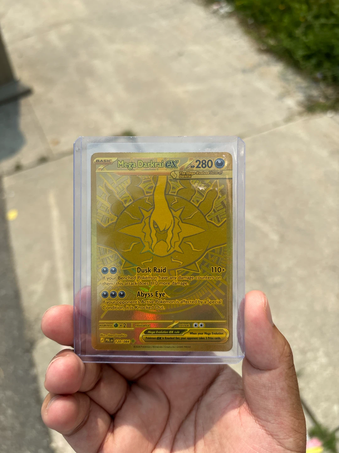 Gold Mega Darkrai ex
