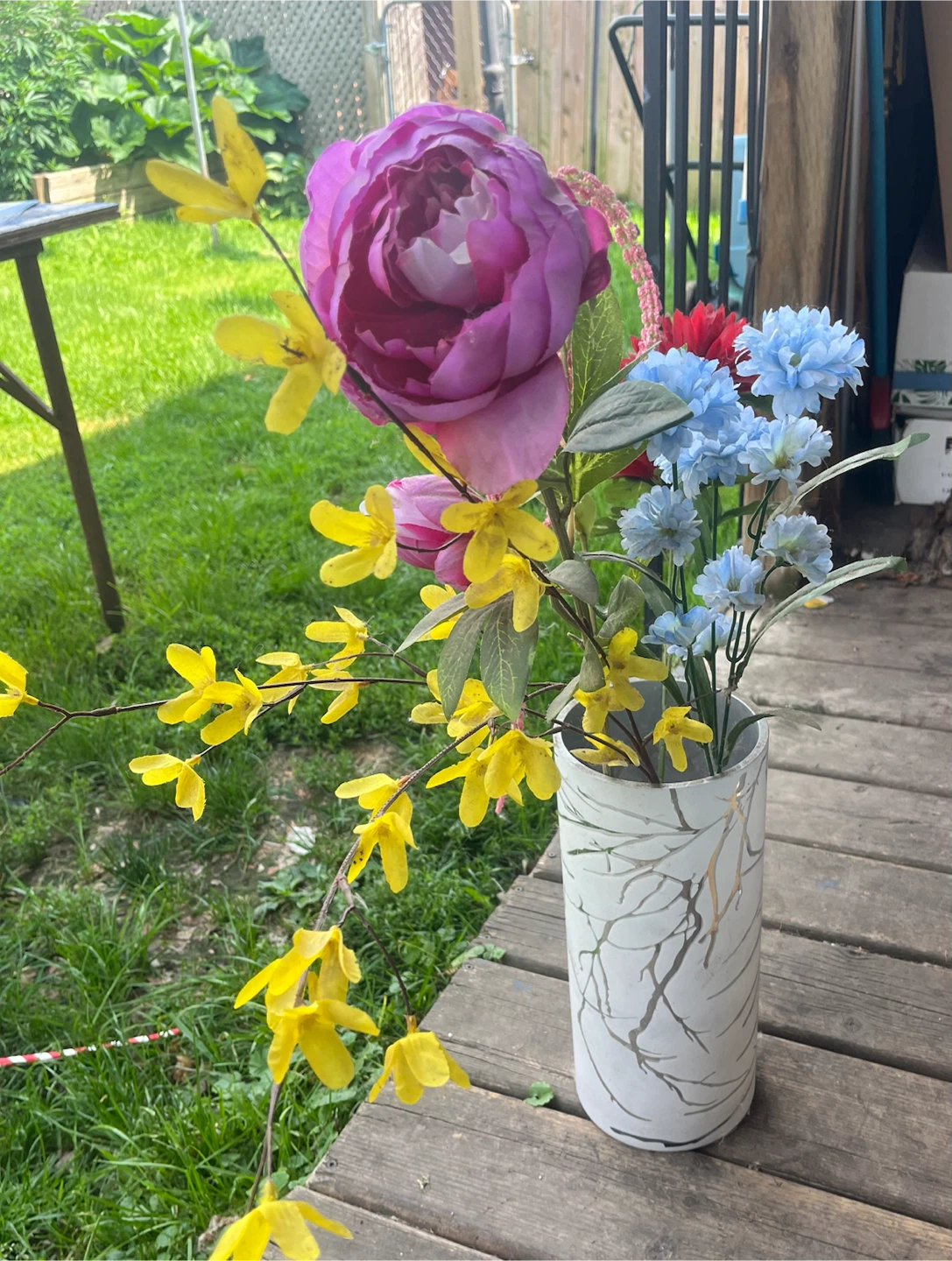Artificial Flower Arrangement in Vase