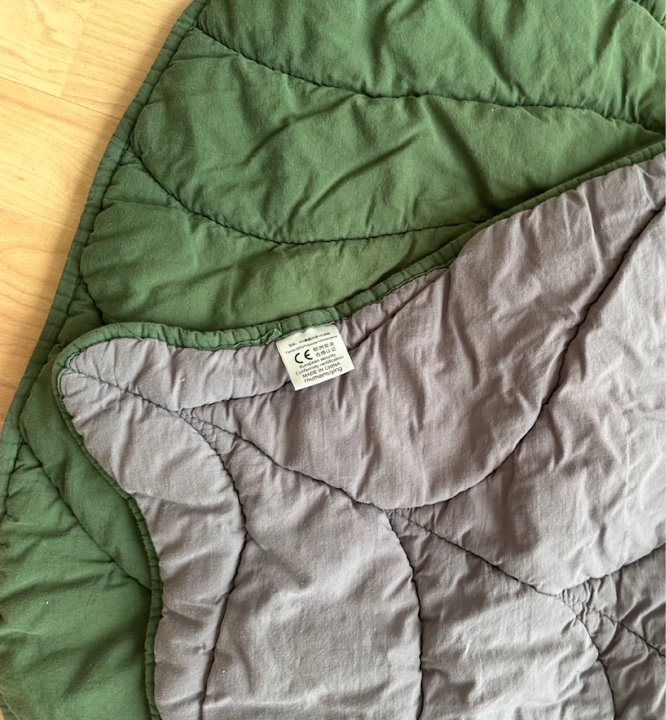 Cotton Leaf Nursery Rug Baby Play Mat - photo 3