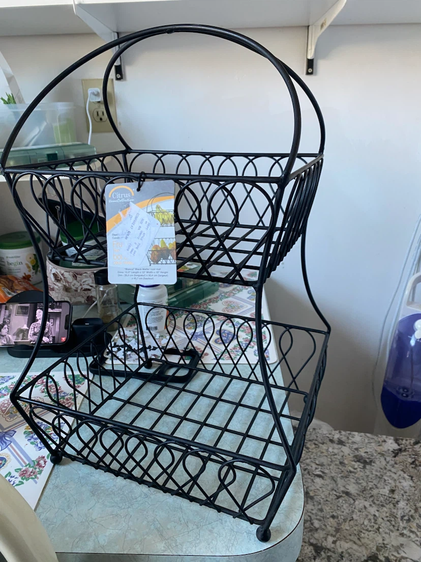 Citrus Home Collection 2-Tier Fruit Basket