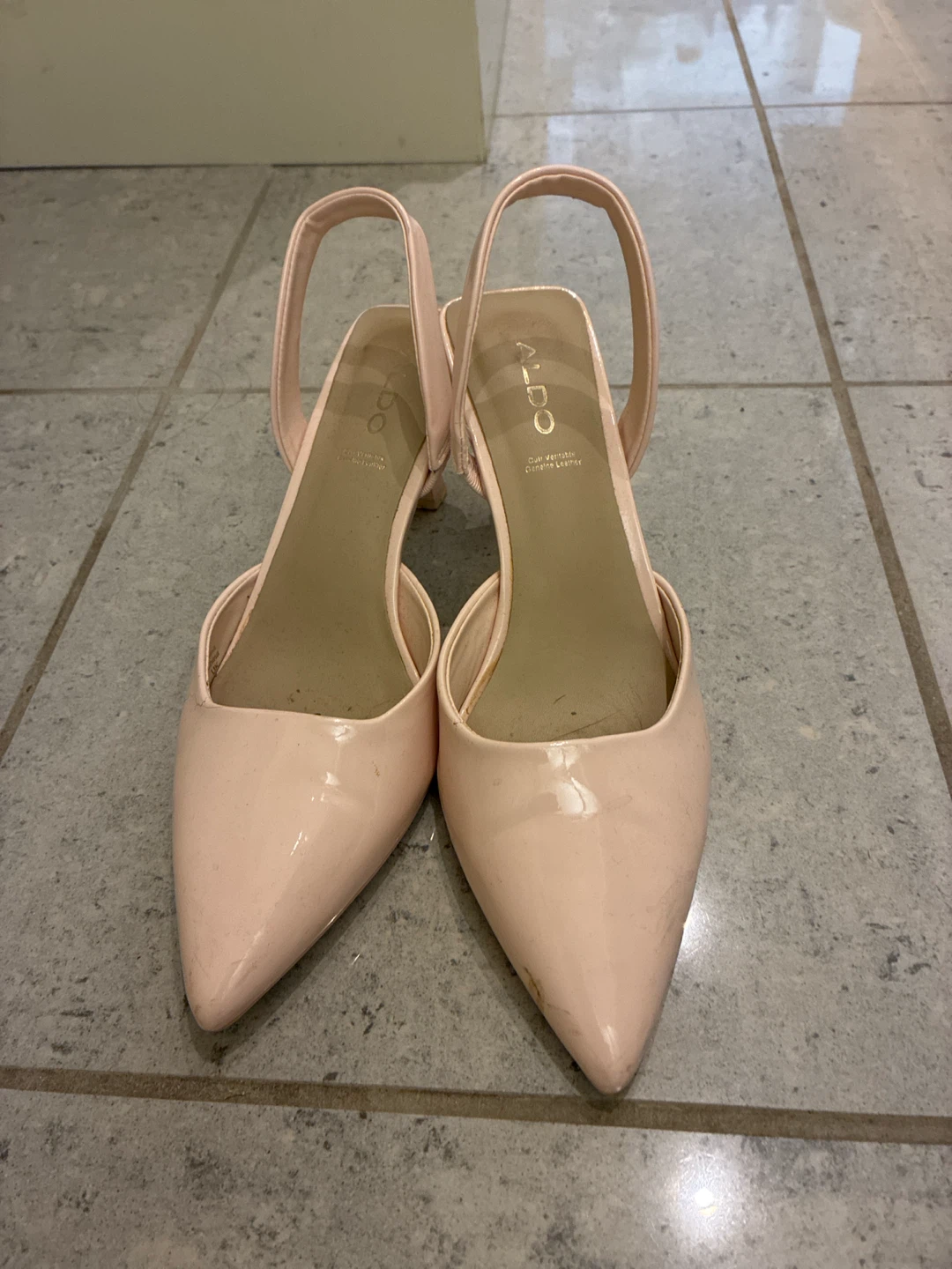 ALDO Women's Pink Slingback Heels