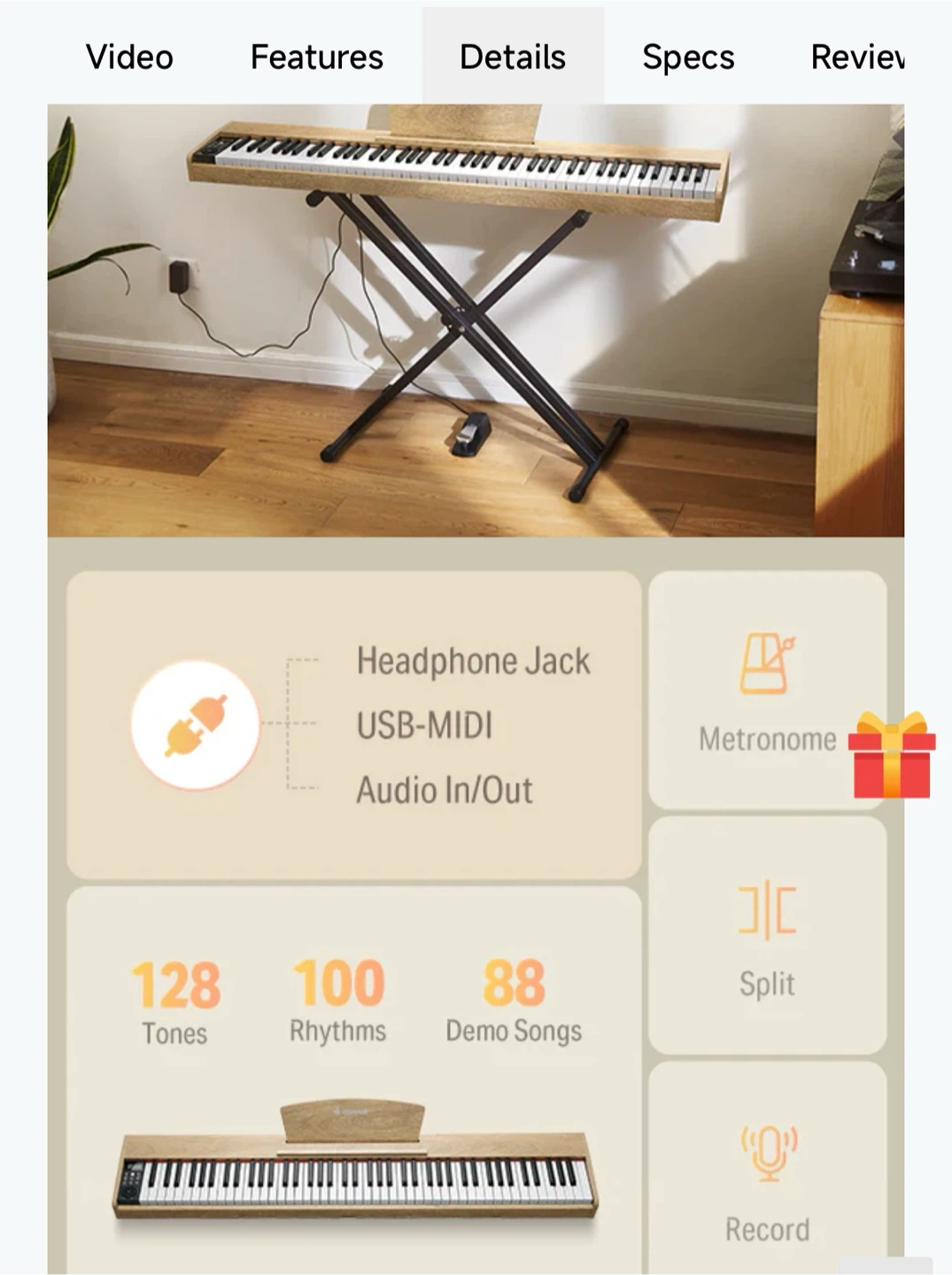 Donner DEP-1S Digital Piano - photo 4