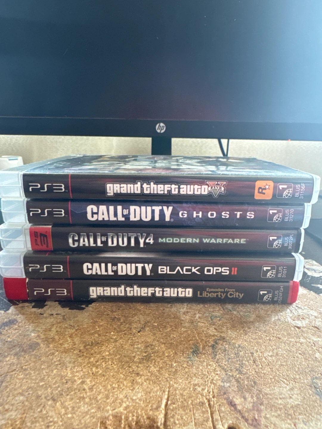 PS3 Console with 2 Controllers and 5 Games - photo 2