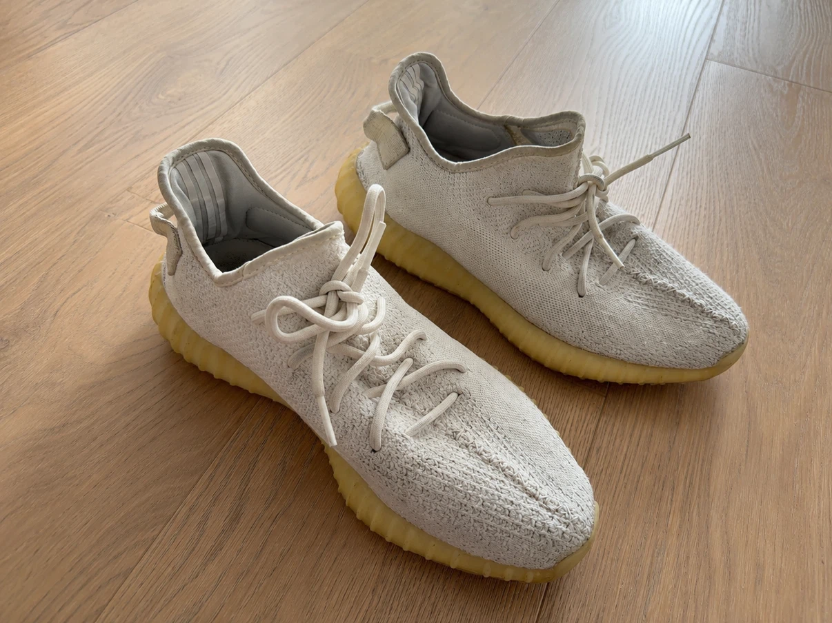 Light Grey Adidas Yeezy Boost 350 V2 Sneakers