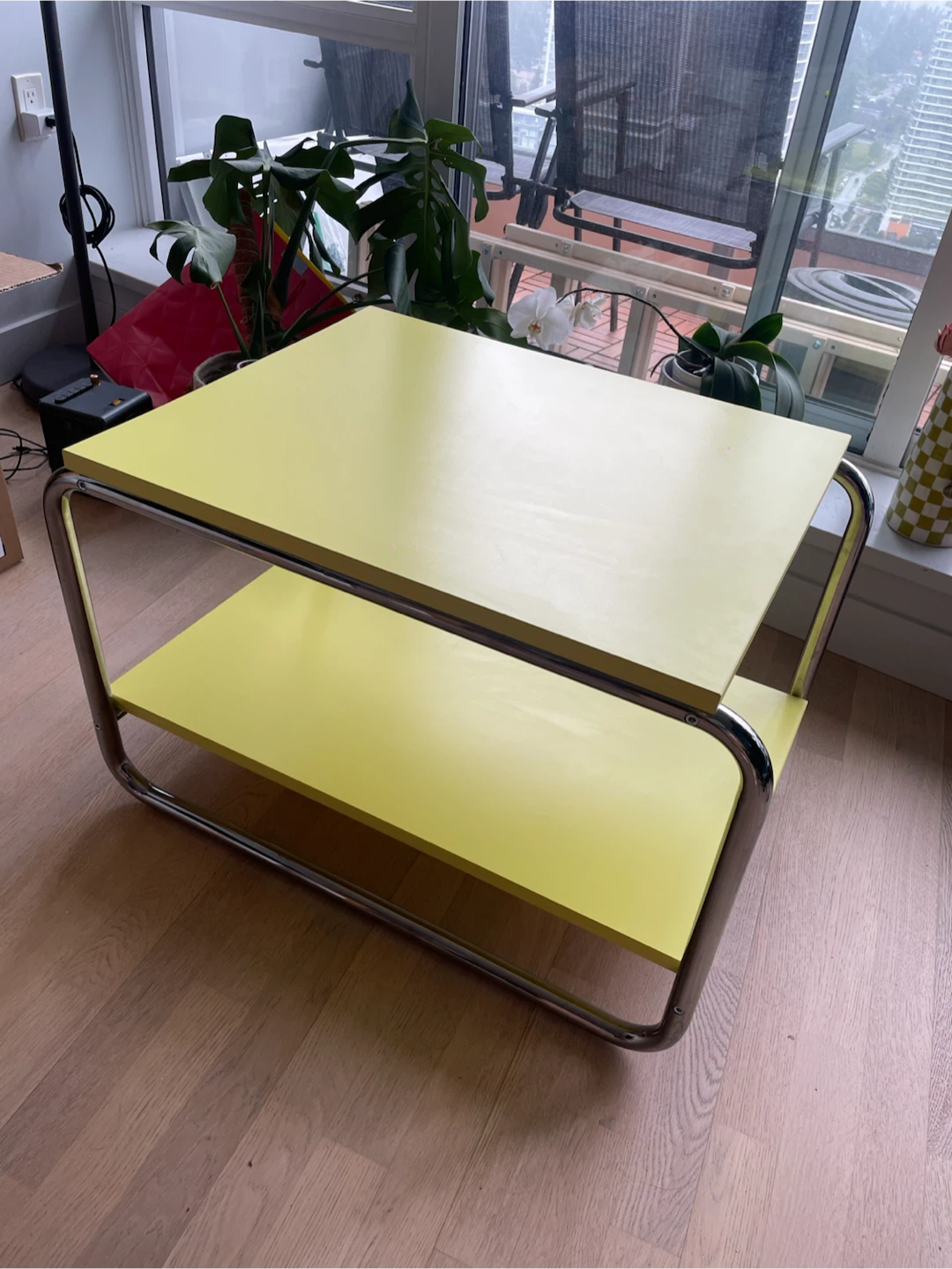 IKEA BAGGBODA Side Table - Yellow