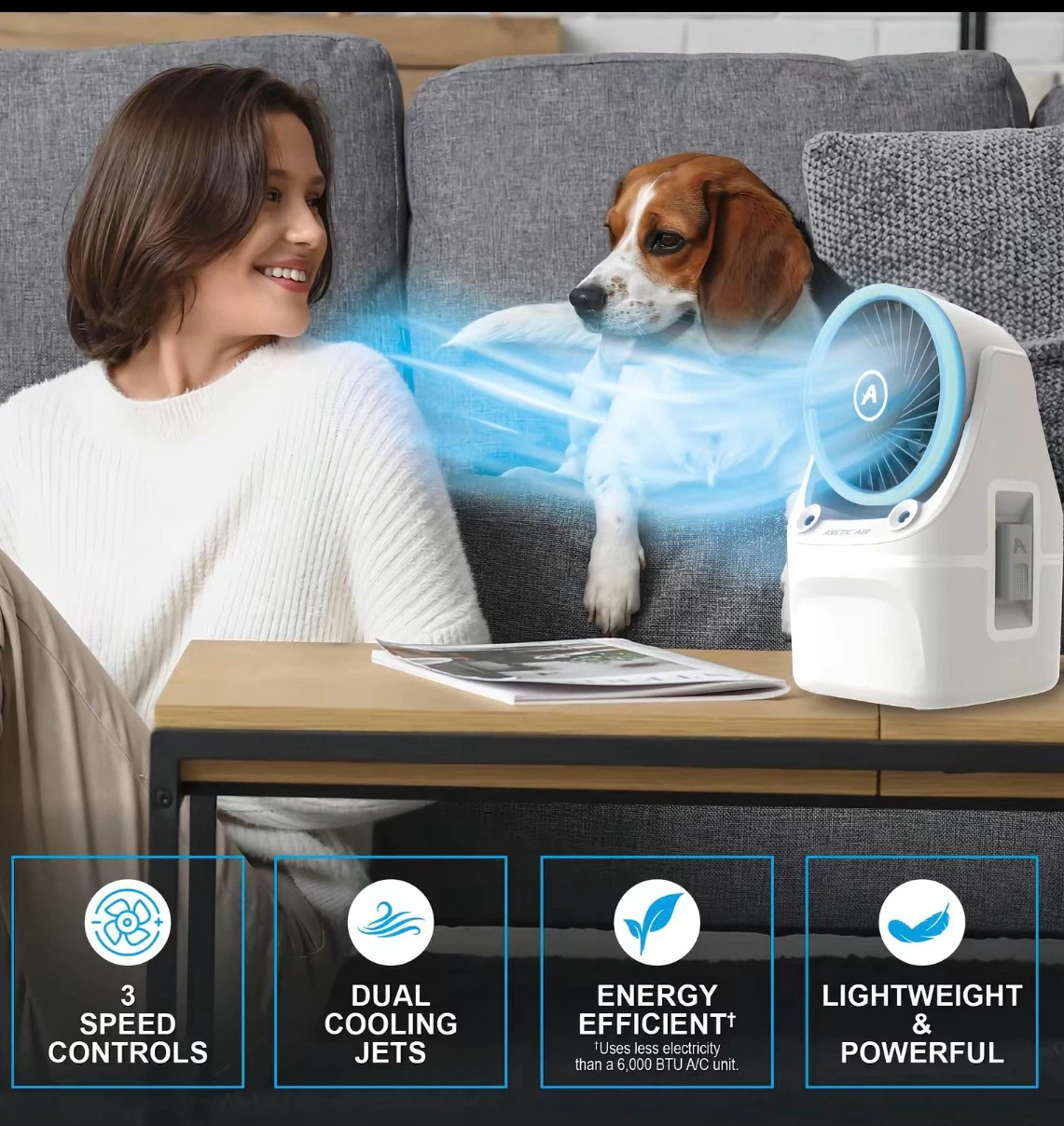 Arctic Air Personal Air Cooler - photo 2