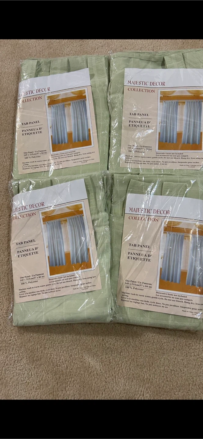 Curtain each panel $6