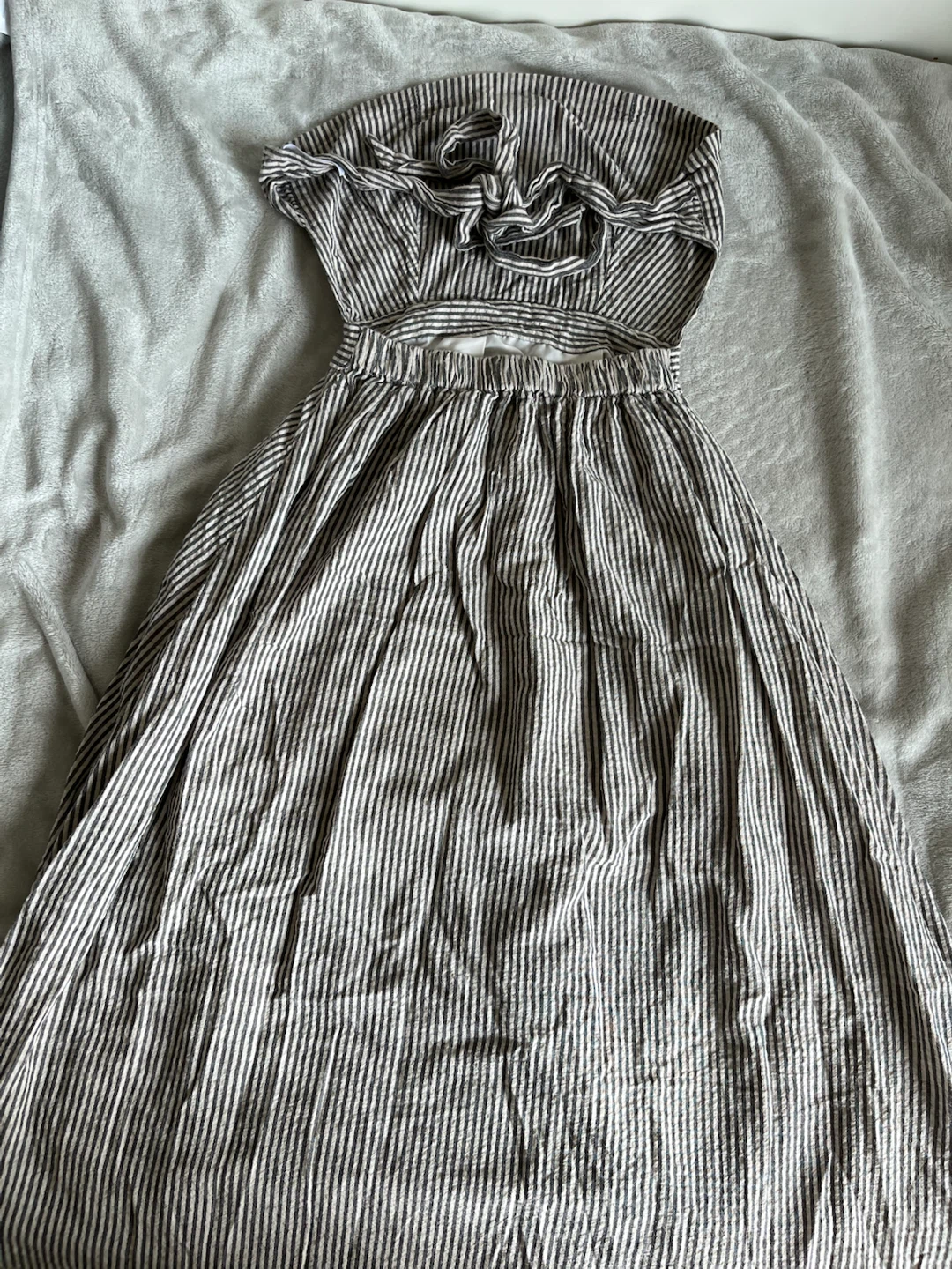 Oak + Fort Striped Maxi Dress