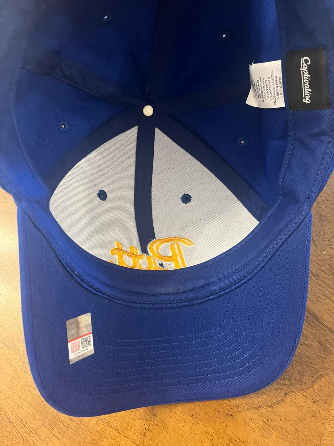 Pitt Panthers Hat NCAA Authentic - photo 3
