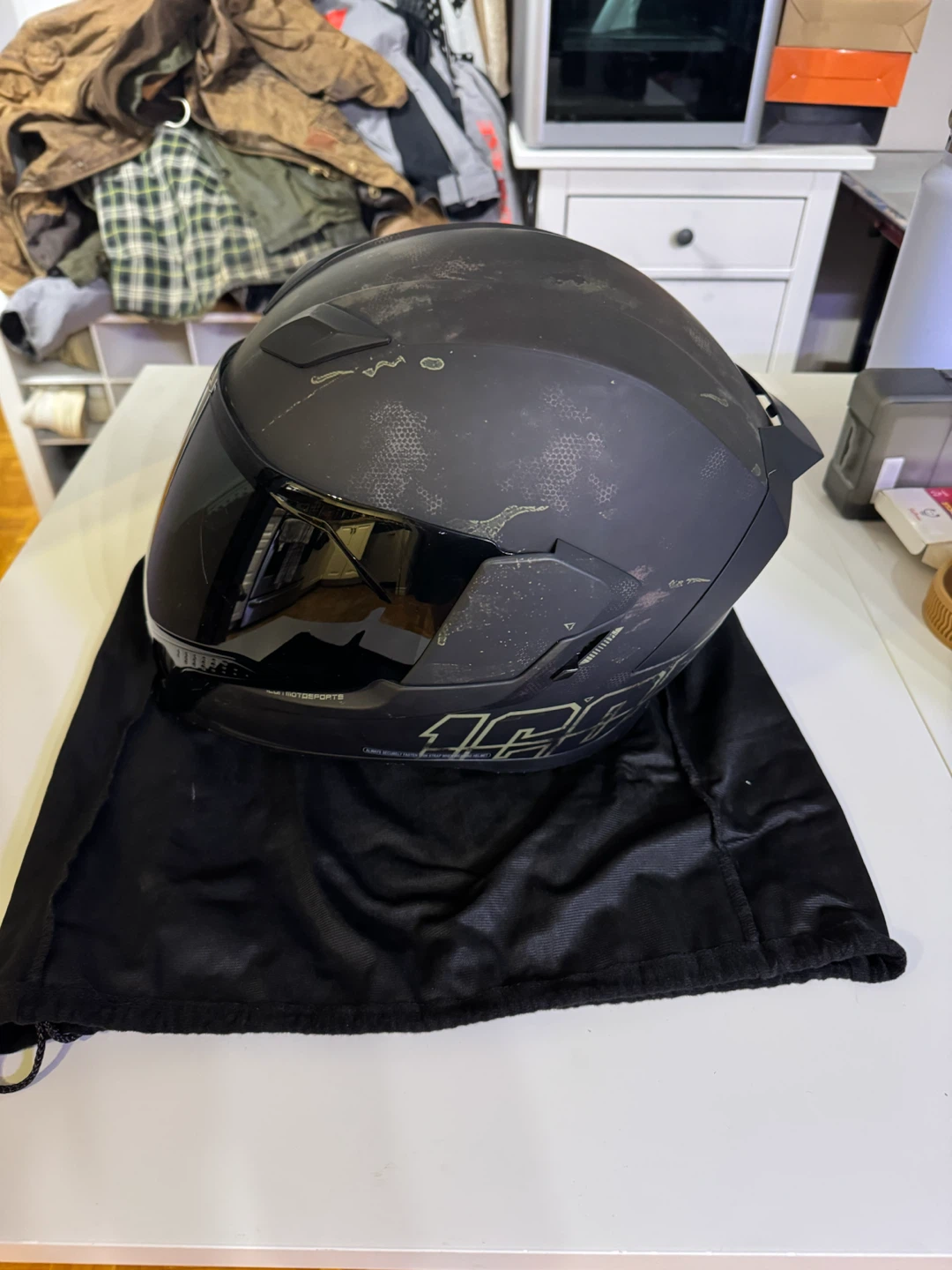 ICON Airflite Full Face Motorcycle Helmet (large) - photo 3