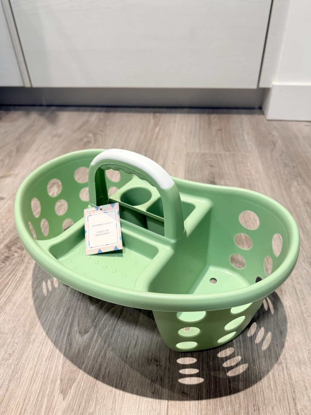 Green Storage Caddy with Handle