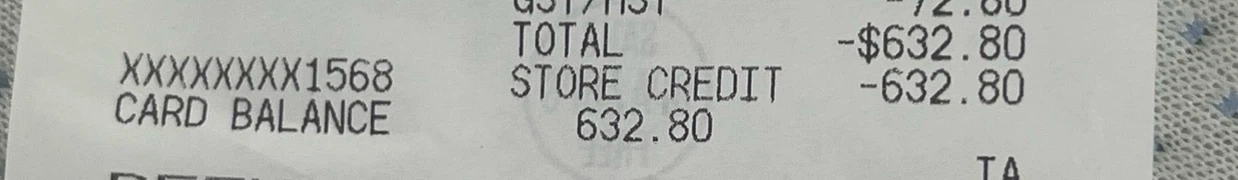 The Home Depot $632.80 Store Credit Card - photo 2