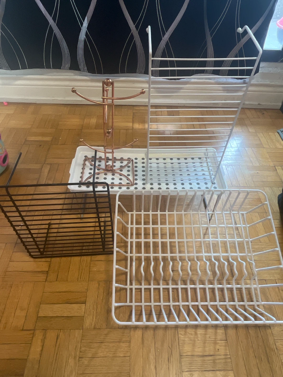 Wire Racks and Mug Holder Set