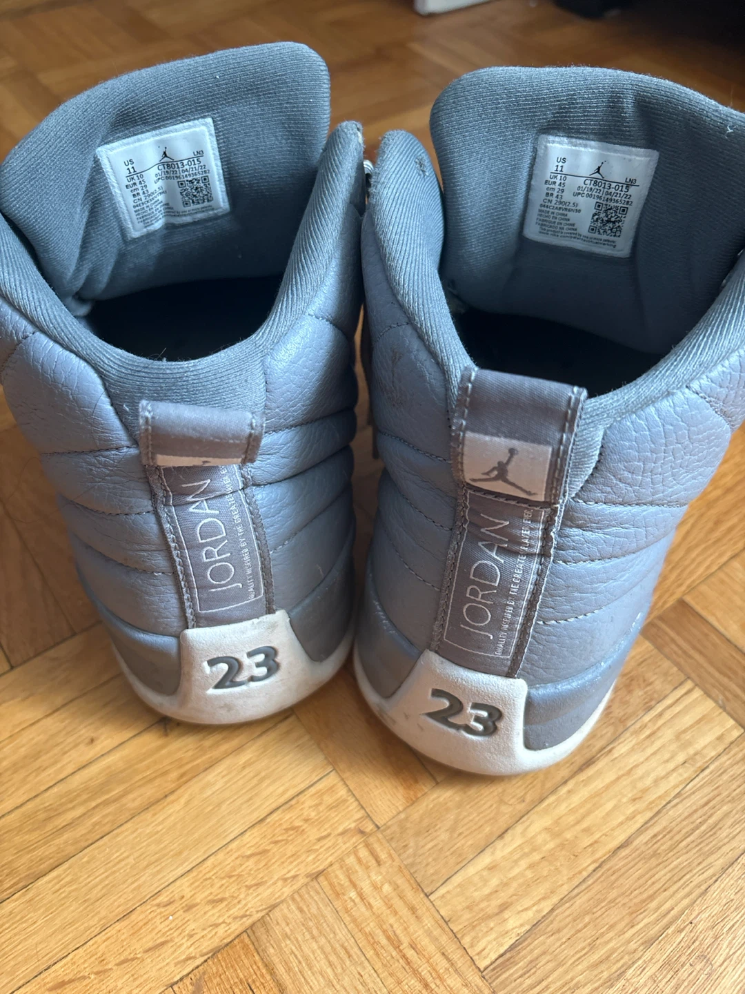 Air Jordan 12 Retro 'Cool Grey' Men's Shoes - photo 3