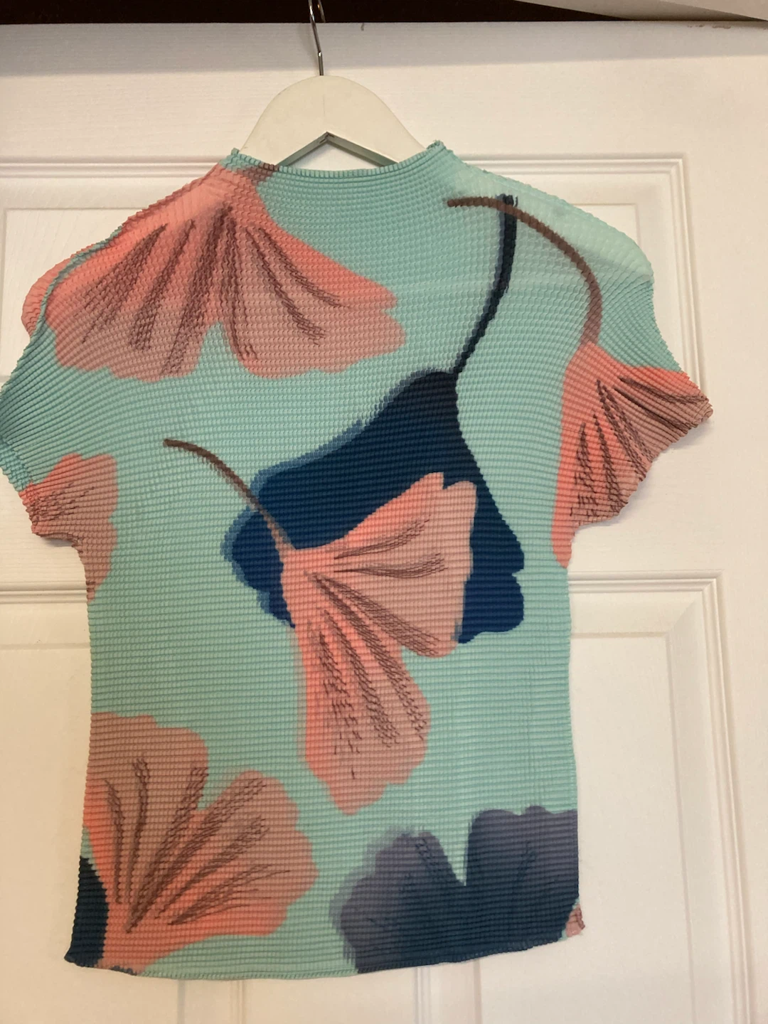 Pleated Midi Skirt with Floral Print - photo 2