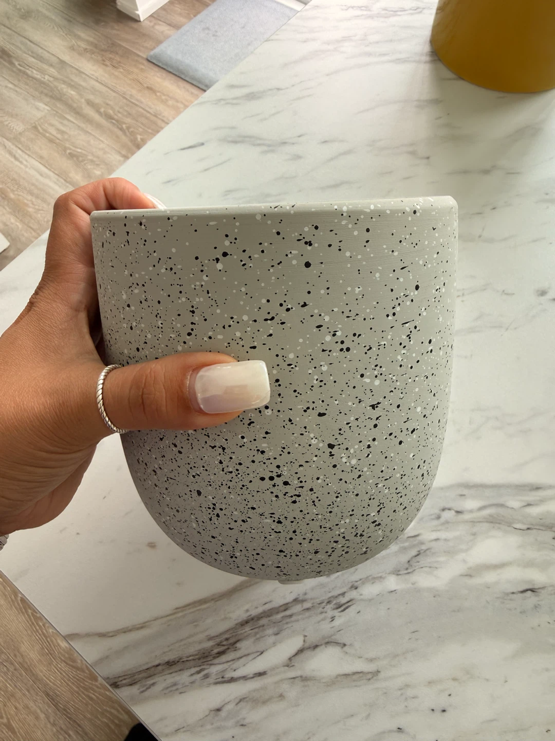 Grey Speckled Planter Pot - photo 3