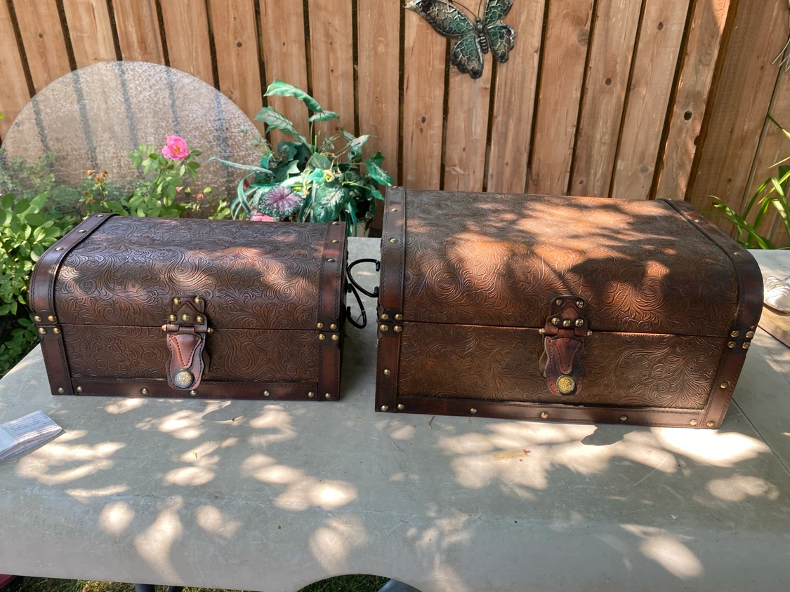 Vintage Decorative Treasure Chests