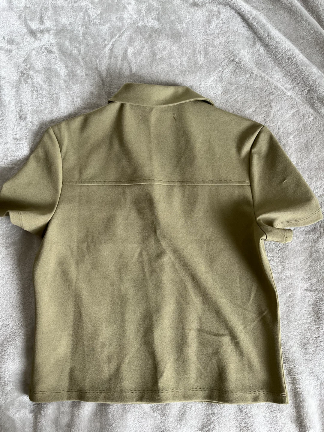OAK + FORT Olive Green Button-Up Shirt - photo 2