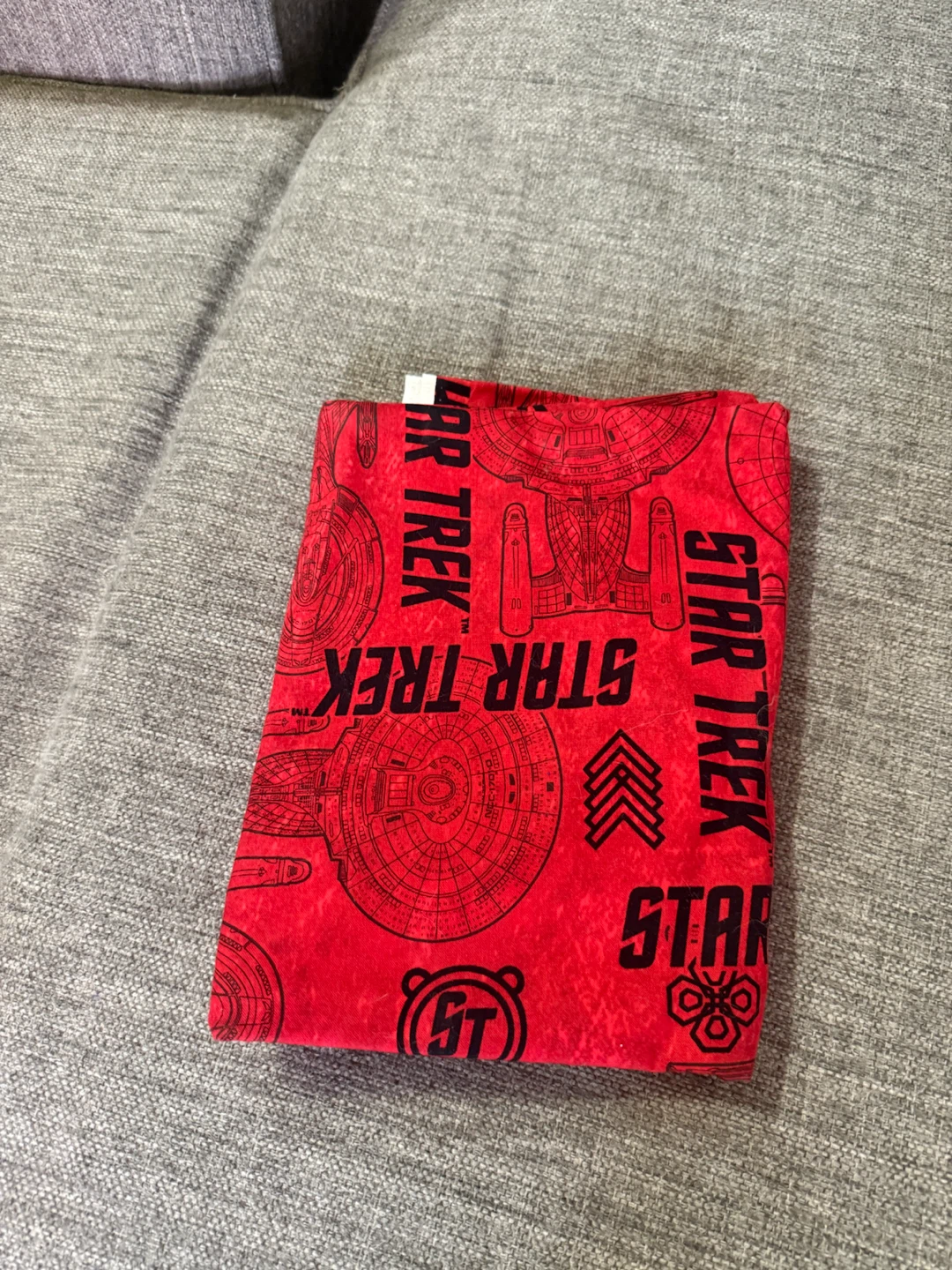 Star Trek Red Fabric