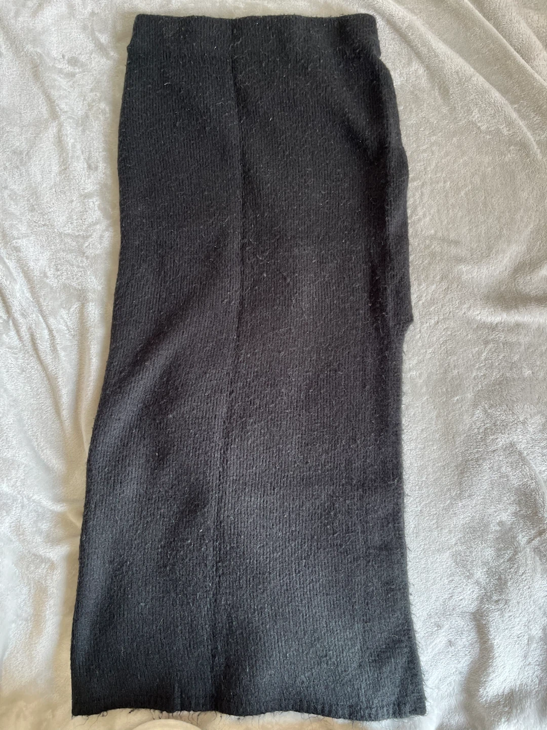 Oak + Fort Black Knit Maxi Skirt