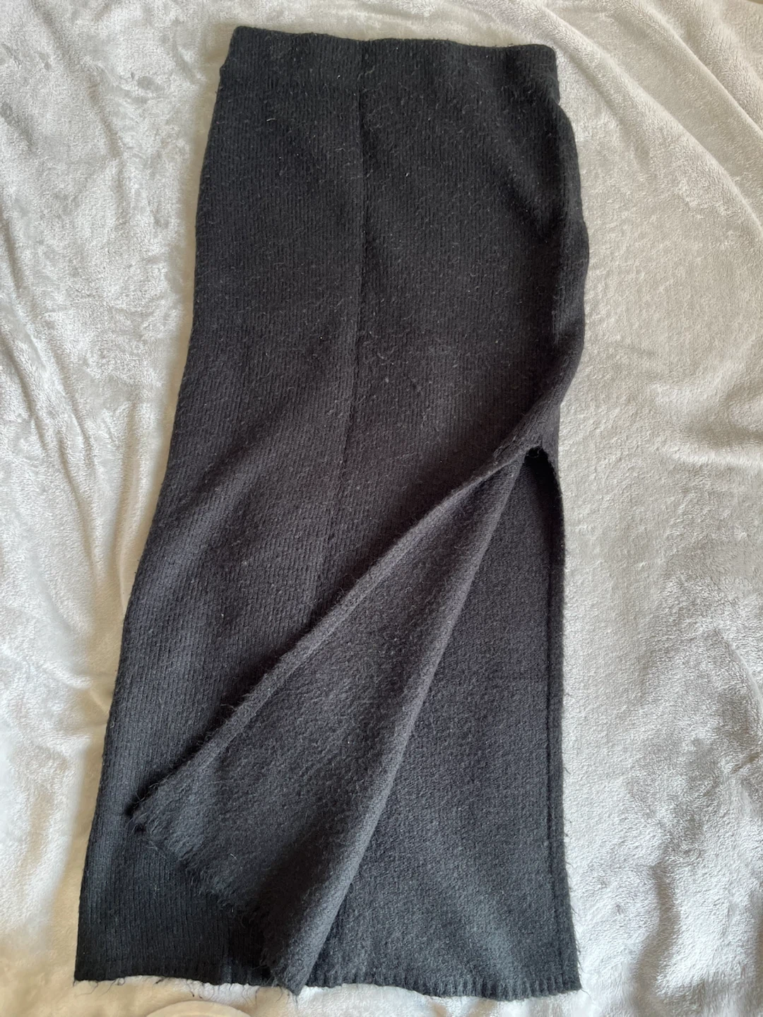 Oak + Fort Black Knit Maxi Skirt - photo 2