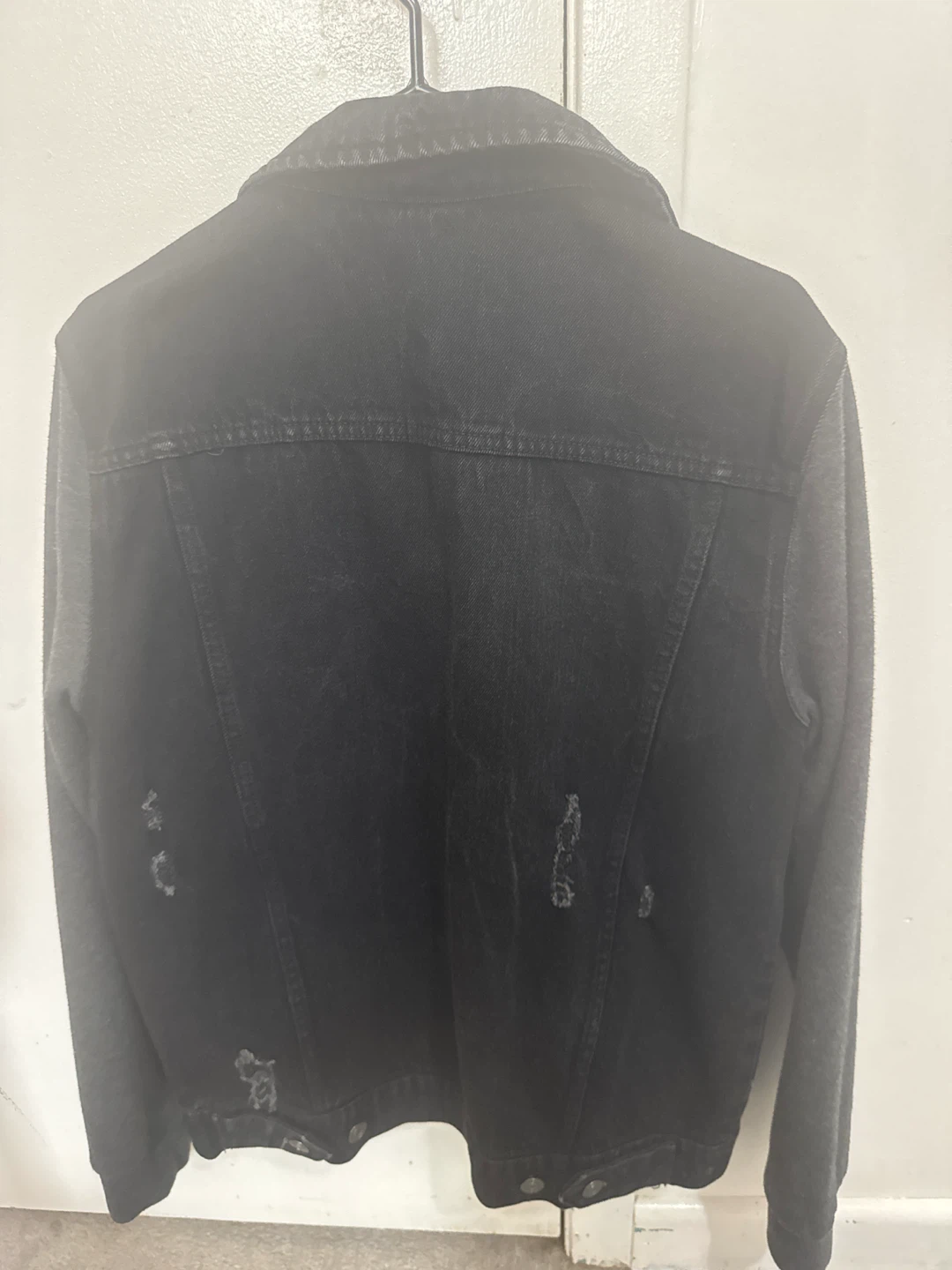 George black denim jacket with grey sleeves - photo 4